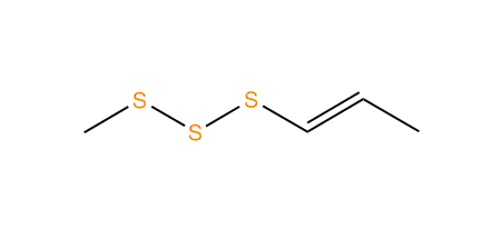 (E)-Methyl 1-propenyl trisulfide